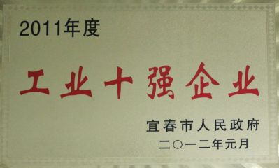 2012工業十強企業